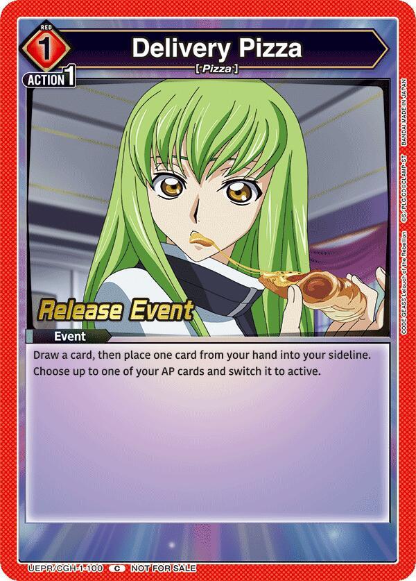 Delivery Pizza (UEPR/CGH-1-100) [UE04BT: CODE GEASS: Lelouch of the Rebellion Release Event Cards]