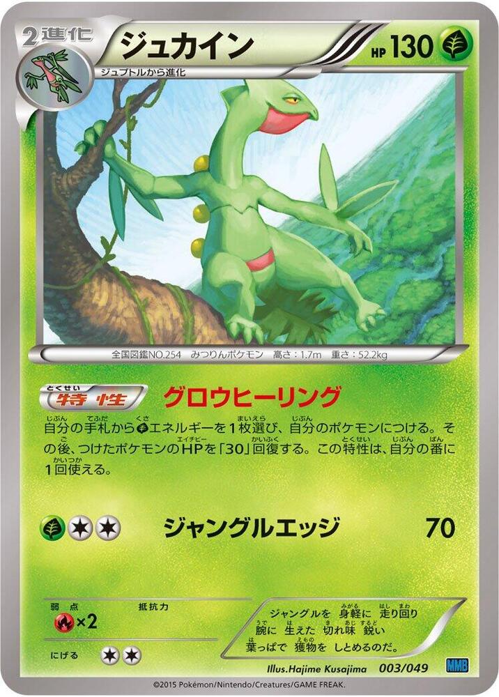Sceptile (003/049) [M Master Deck Build Box Speed Style] (Japanese)
