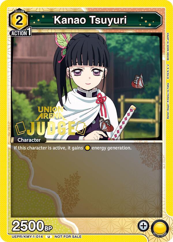 Kanao Tsuyuri (Judge Pack) (UEPR/KMY-1-014) [Union Arena Promotion Cards]