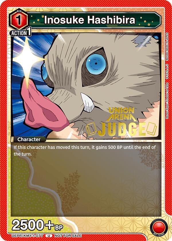 Inosuke Hashibira (Judge Pack) (UEPR/KMY-1-077) [Union Arena Promotion Cards]
