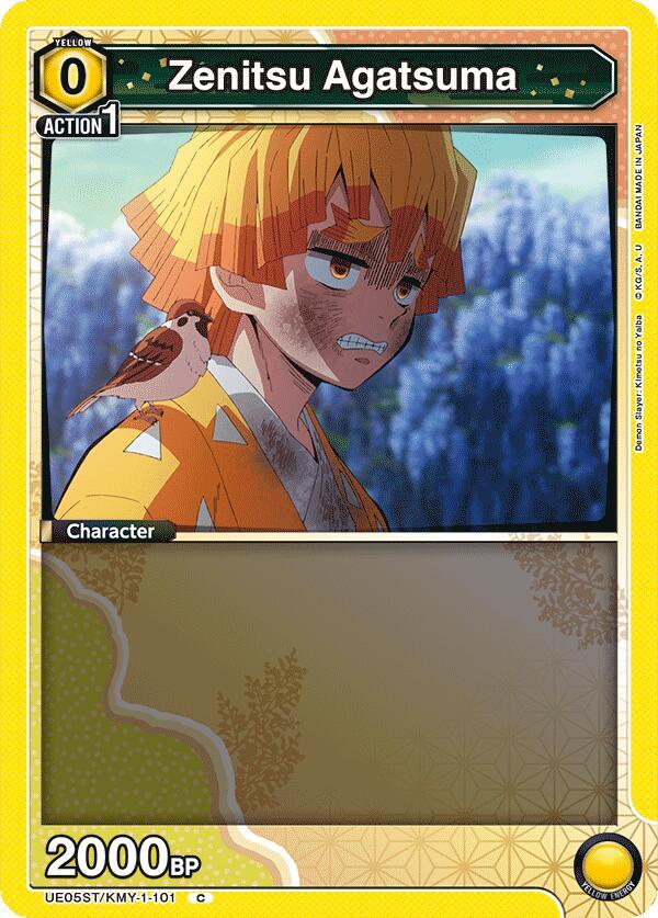 Zenitsu Agatsuma (101) (UE05ST/KMY-1-101) [UE05ST: Demon Slayer: Kimetsu no Yaiba Starter Deck]