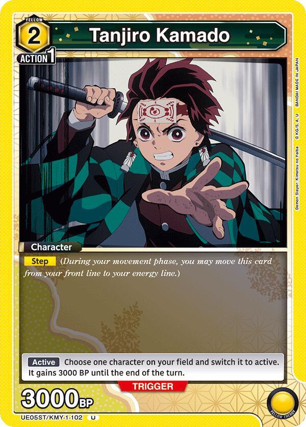 Tanjiro Kamado (102) (UE05ST/KMY-1-102) [UE05ST: Demon Slayer: Kimetsu no Yaiba Starter Deck]