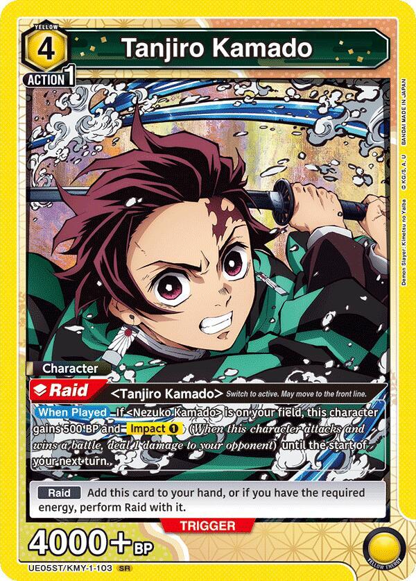 Tanjiro Kamado (103) (UE05ST/KMY-1-103) [UE05ST: Demon Slayer: Kimetsu no Yaiba Starter Deck]