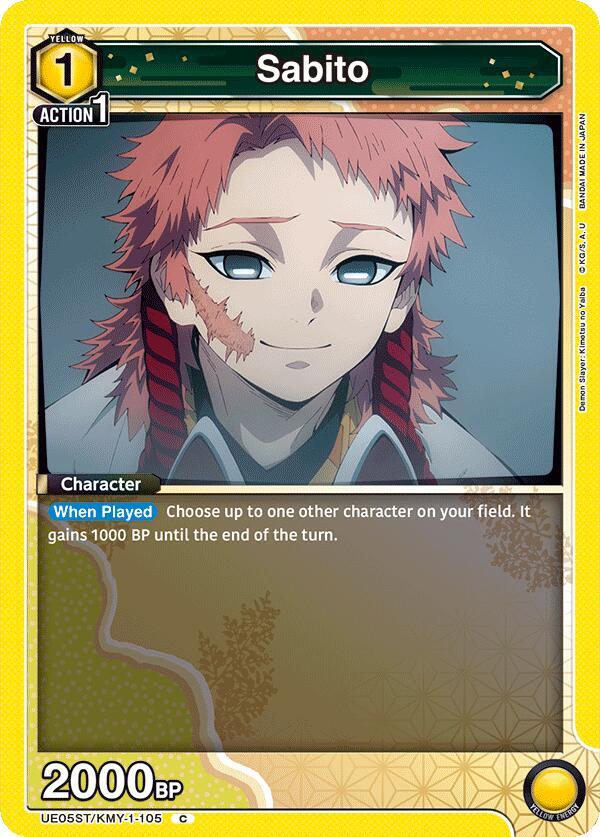 Sabito (UE05ST/KMY-1-105) [UE05ST: Demon Slayer: Kimetsu no Yaiba Starter Deck]