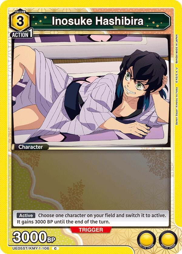Inosuke Hashibira (106) (UE05ST/KMY-1-106) [UE05ST: Demon Slayer: Kimetsu no Yaiba Starter Deck]