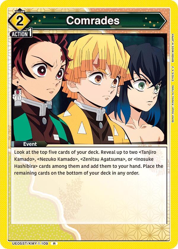 Comrades (UE05ST/KMY-1-109) [UE05ST: Demon Slayer: Kimetsu no Yaiba Starter Deck]