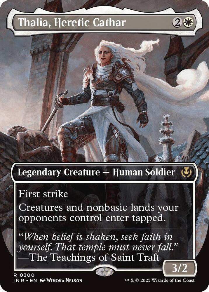 Thalia, Heretic Cathar (borderless) [Innistrad Remastered]