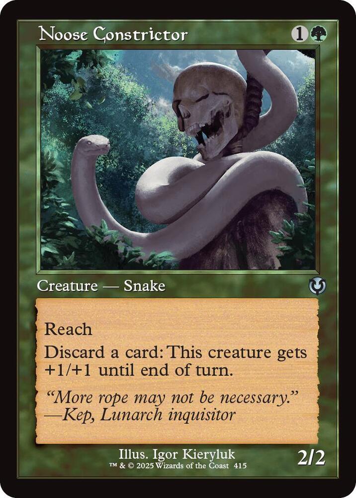 Noose Constrictor (Retro Frame) [Innistrad Remastered]