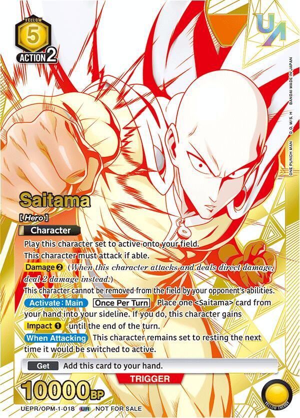 Saitama (018) (UEPR/OPM-1-018) [Union Arena Promotion Cards]