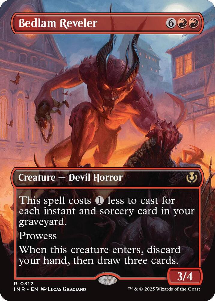 Bedlam Reveler (Borderless) [Innistrad Remastered]