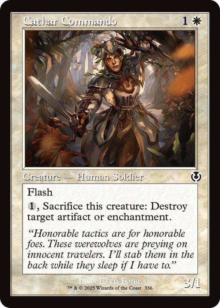 Cathar Commando (Retro Frame) [Innistrad Remastered]