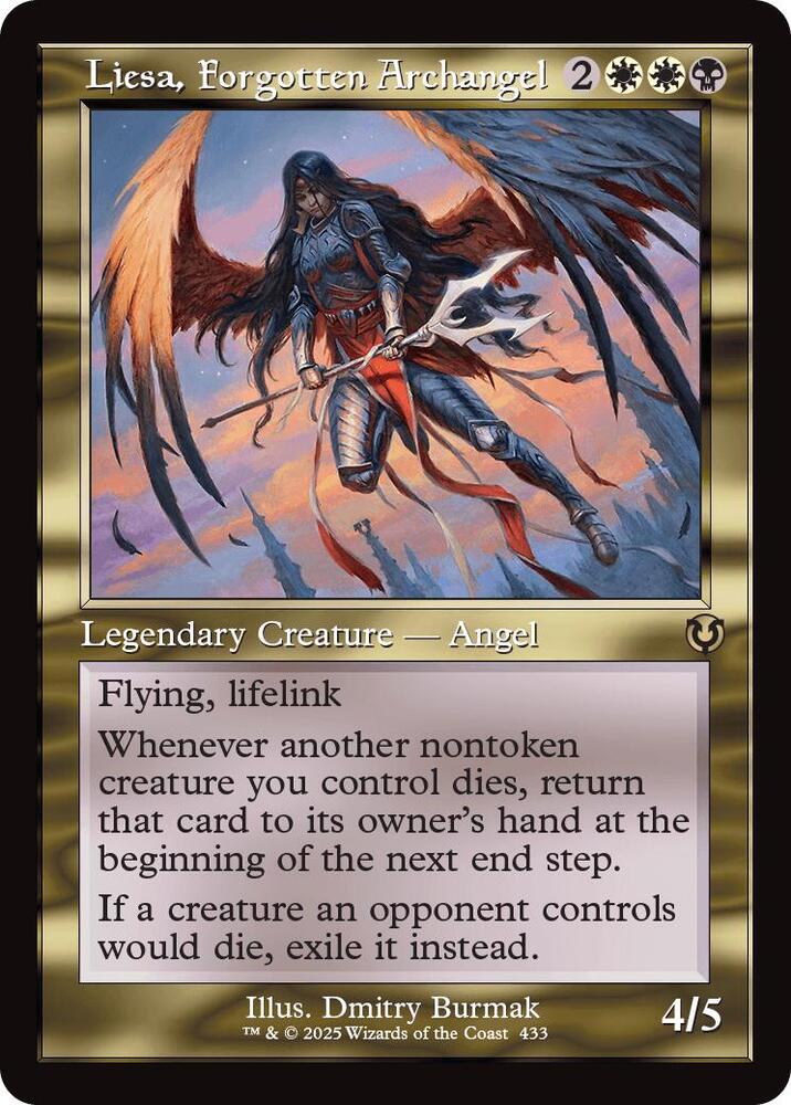 Liesa, Forgotten Archangel (Retro Frame) [Innistrad Remastered]