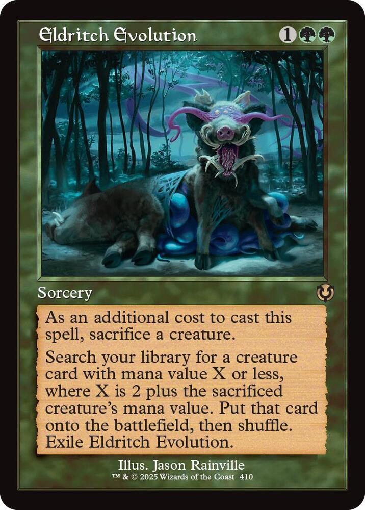 Eldritch Evolution (Retro Frame) [Innistrad Remastered]
