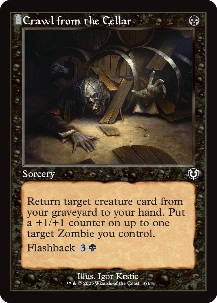 Crawl from the Cellar (Retro Frame) [Innistrad Remastered]