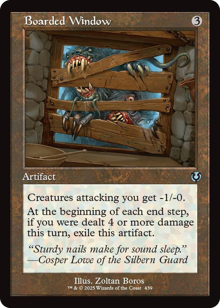 Boarded Window (Retro Frame) [Innistrad Remastered]
