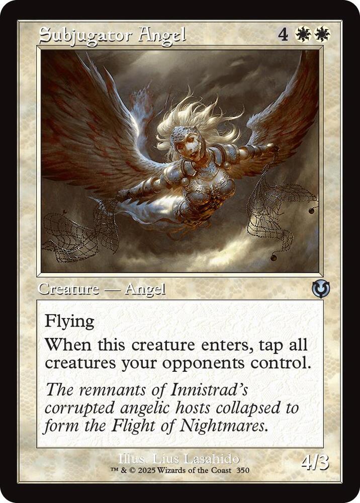 Subjugator Angel (Retro Frame) [Innistrad Remastered]