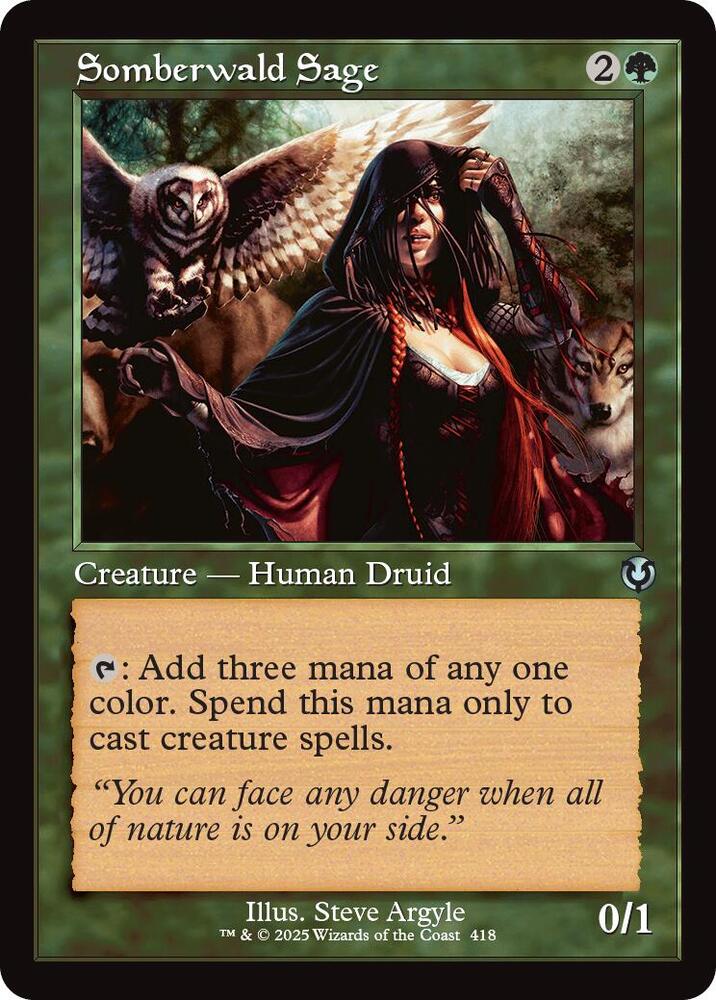 Somberwald Sage (Retro Frame) [Innistrad Remastered]