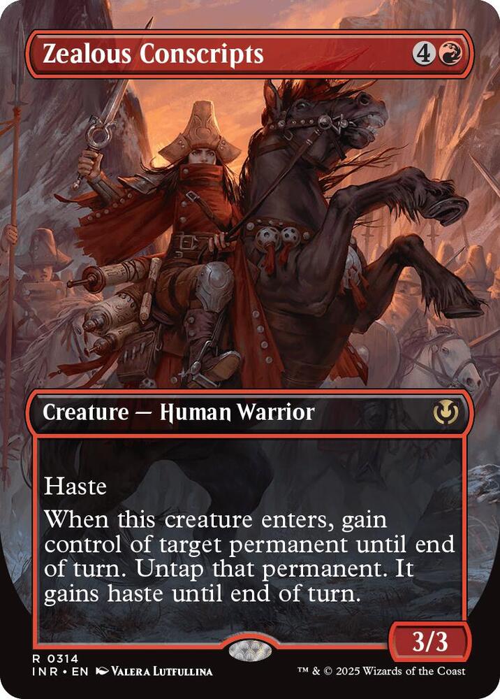 Zealous Conscripts (Borderless) [Innistrad Remastered]