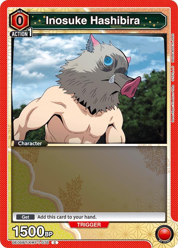 Inosuke Hashibira (076) (UE05BT/KMY-1-076) [UE05BT: Demon Slayer: Kimetsu no Yaiba]