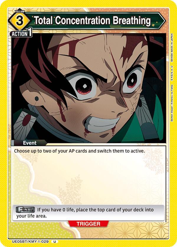 Total Concentration Breathing (029) (UE05BT/KMY-1-029) [UE05BT: Demon Slayer: Kimetsu no Yaiba]