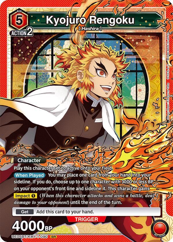 Kyojuro Rengoku (090) (UE05BT/KMY-1-090) [UE05BT: Demon Slayer: Kimetsu no Yaiba]