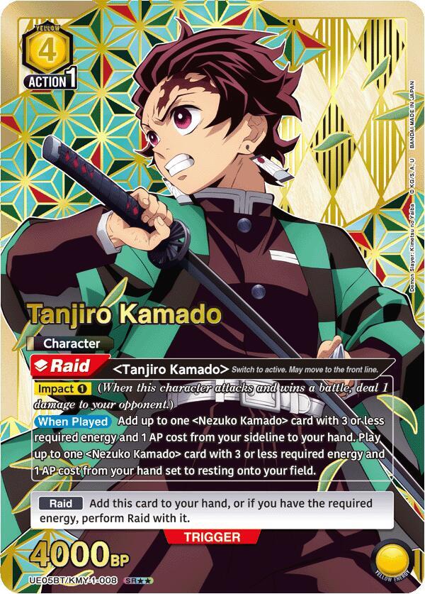 Tanjiro Kamado (008) (SR**) (UE05BT/KMY-1-008) [UE05BT: Demon Slayer: Kimetsu no Yaiba]