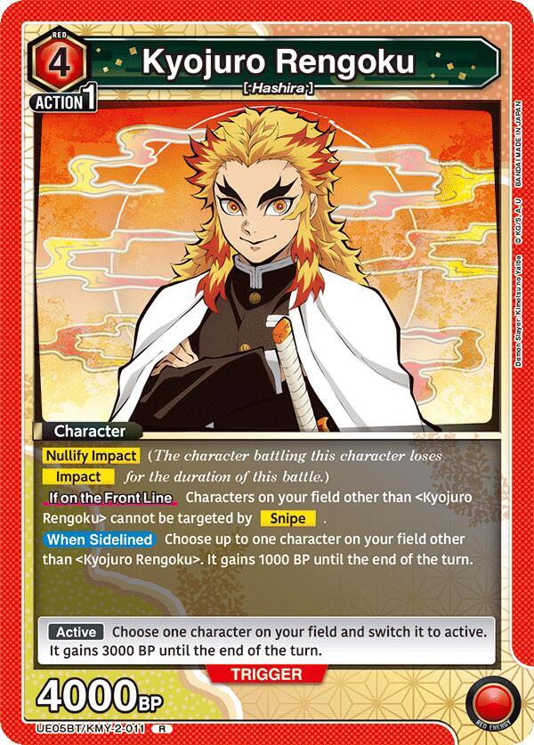 Kyojuro Rengoku (011) (UE05BT/KMY-2-011) [UE05BT: Demon Slayer: Kimetsu no Yaiba]