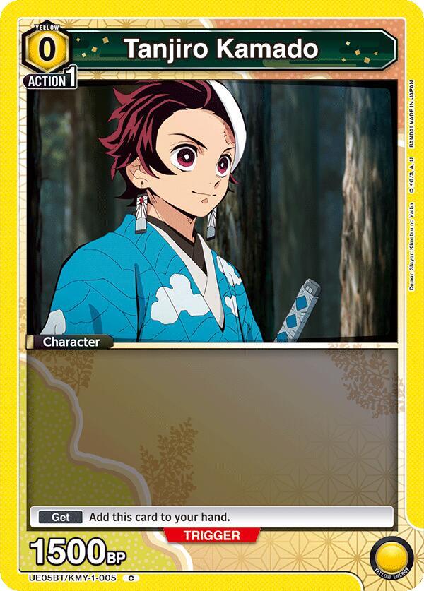 Tanjiro Kamado (005) (Box Topper Foil) (UE05BT/KMY-1-005) [UE05BT: Demon Slayer: Kimetsu no Yaiba]