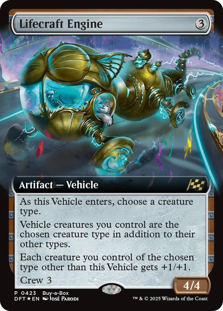 Lifecraft Engine (Extended Art) (Buy-A-Box) [Aetherdrift Promos]