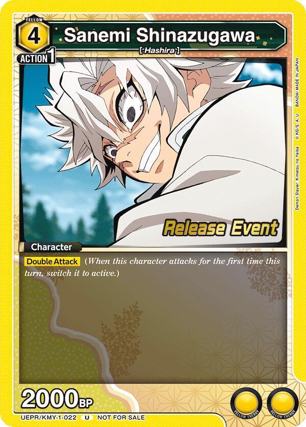 Sanemi Shinazugawa (022) (UEPR/KMY-1-022) [UE05BT: Demon Slayer: Kimetsu no Yaiba Release Event Cards]