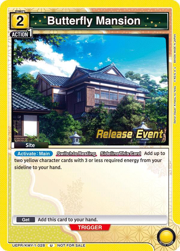 Butterfly Mansion (UEPR/KMY-1-028) [UE05BT: Demon Slayer: Kimetsu no Yaiba Release Event Cards]