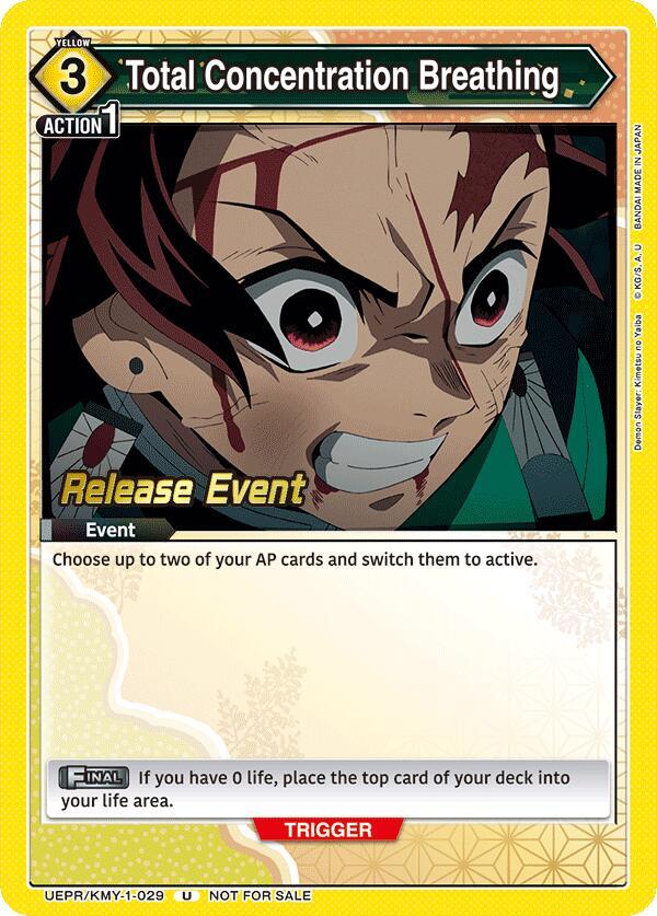 Total Concentration Breathing (029) (UEPR/KMY-1-029) [UE05BT: Demon Slayer: Kimetsu no Yaiba Release Event Cards]