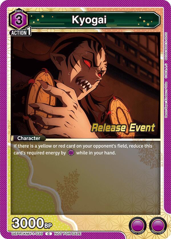 Kyogai (UEPR/KMY-1-039) [UE05BT: Demon Slayer: Kimetsu no Yaiba Release Event Cards]