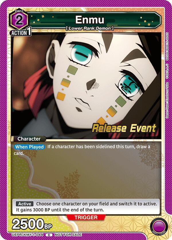 Enmu (044) (UEPR/KMY-1-044) [UE05BT: Demon Slayer: Kimetsu no Yaiba Release Event Cards]