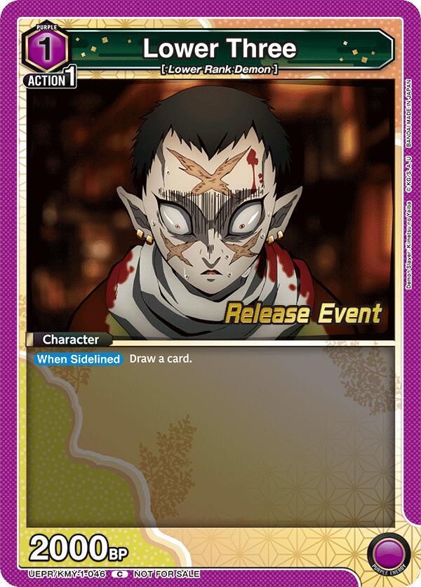 Lower Three (UEPR/KMY-1-046) [UE05BT: Demon Slayer: Kimetsu no Yaiba Release Event Cards]