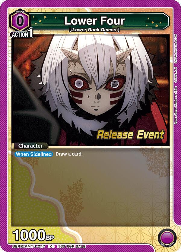 Lower Four (UEPR/KMY-1-047) [UE05BT: Demon Slayer: Kimetsu no Yaiba Release Event Cards]