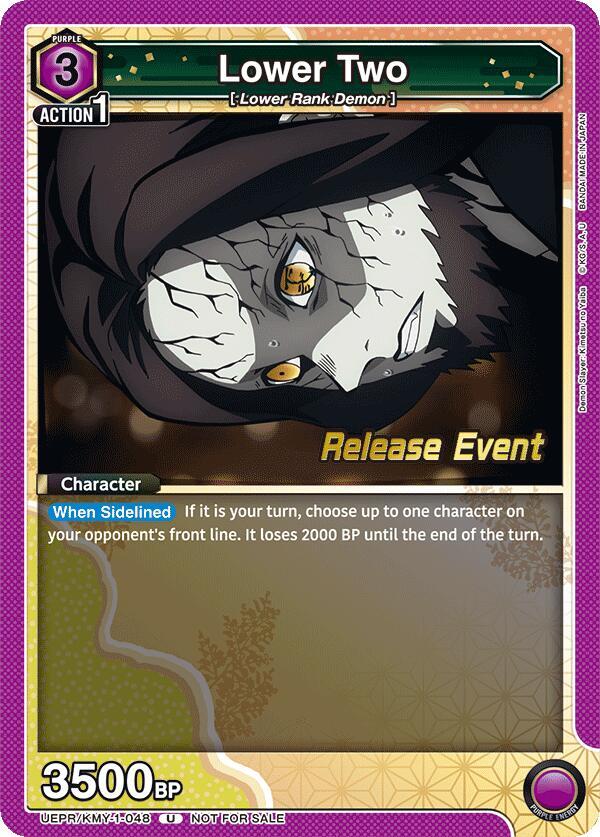 Lower Two (UEPR/KMY-1-048) [UE05BT: Demon Slayer: Kimetsu no Yaiba Release Event Cards]