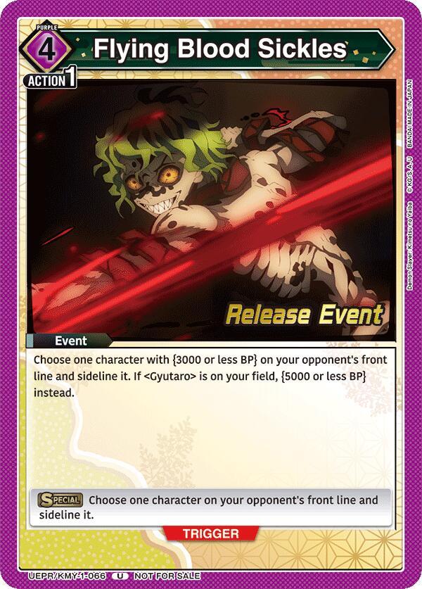 Flying Blood Sickles (UEPR/KMY-1-066) [UE05BT: Demon Slayer: Kimetsu no Yaiba Release Event Cards]