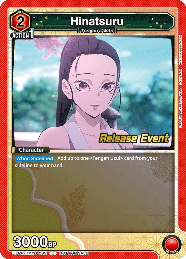 Hinatsuru (UEPR/KMY-1-083) [UE05BT: Demon Slayer: Kimetsu no Yaiba Release Event Cards]