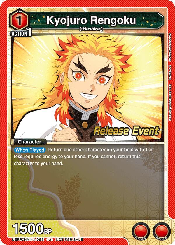 Kyojuro Rengoku (088) (UEPR/KMY-1-088) [UE05BT: Demon Slayer: Kimetsu no Yaiba Release Event Cards]