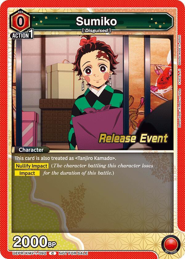 Sumiko (UEPR/KMY-1-092) [UE05BT: Demon Slayer: Kimetsu no Yaiba Release Event Cards]