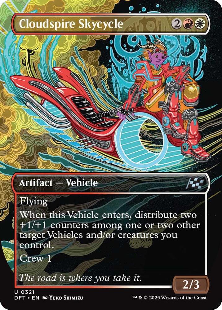 Cloudspire Skycycle (Borderless) [Aetherdrift]