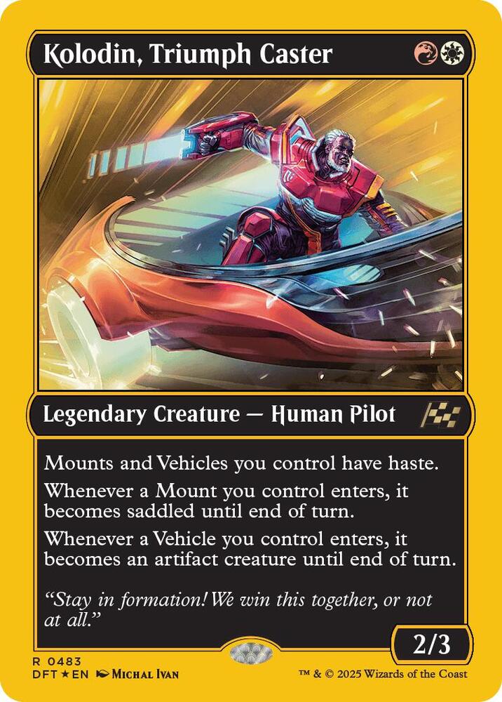 Kolodin, Triumph Caster (First-Place Foil) [Aetherdrift]