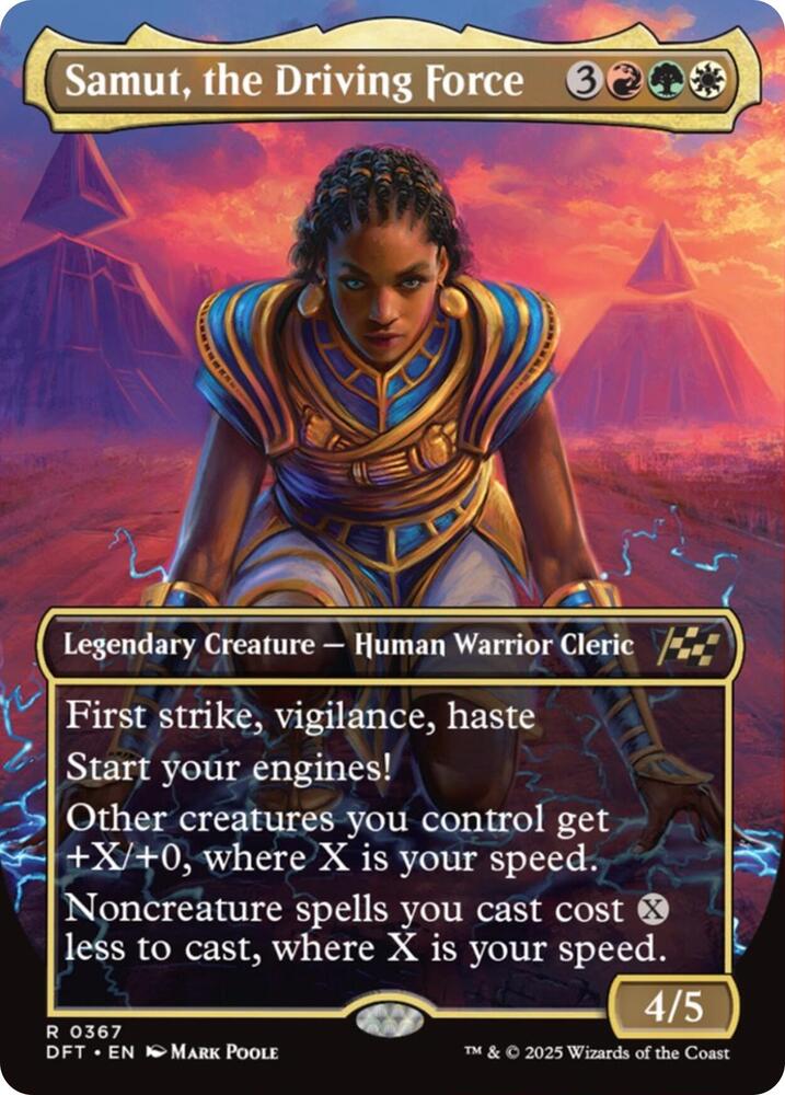 Samut, the Driving Force (Borderless) [Aetherdrift]