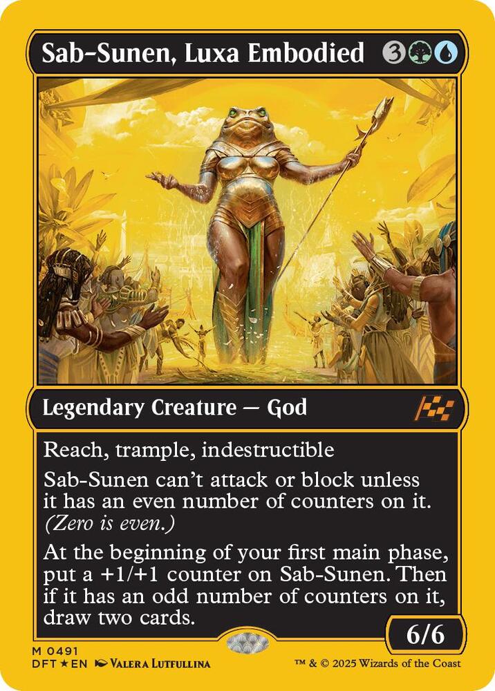 Sab-Sunen, Luxa Embodied (First-Place Foil) [Aetherdrift]