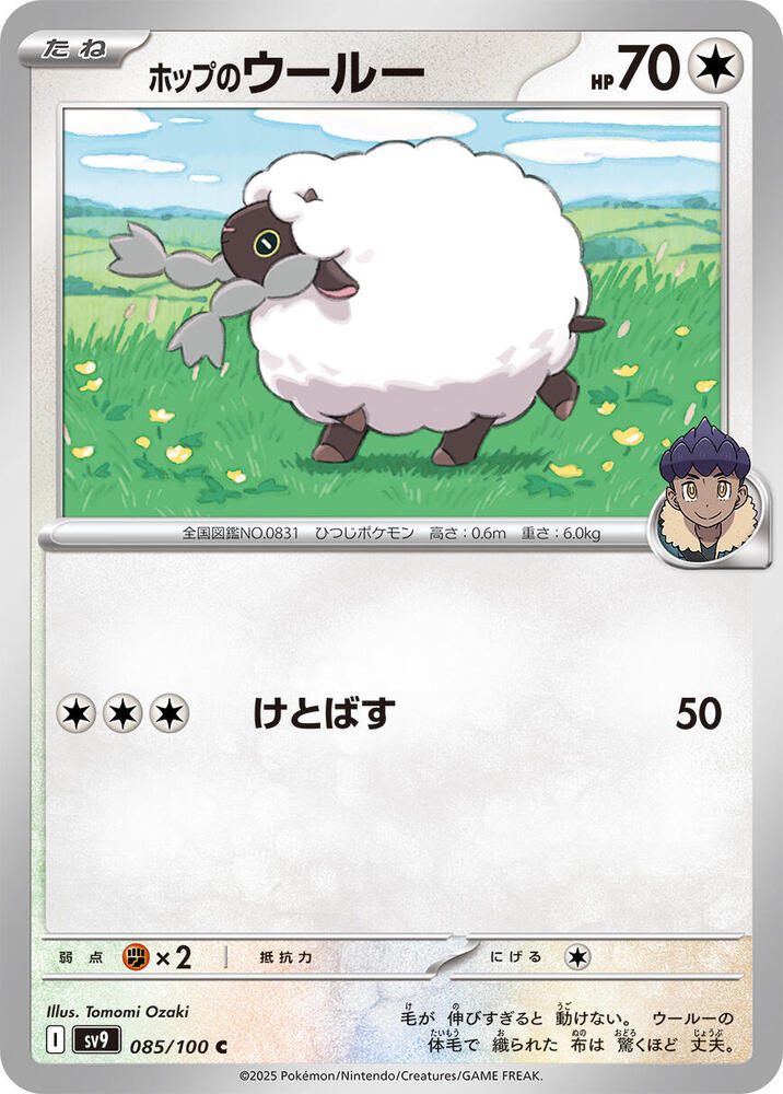Hop's Wooloo (085/100) [SV9: Battle Partners] (Japanese)