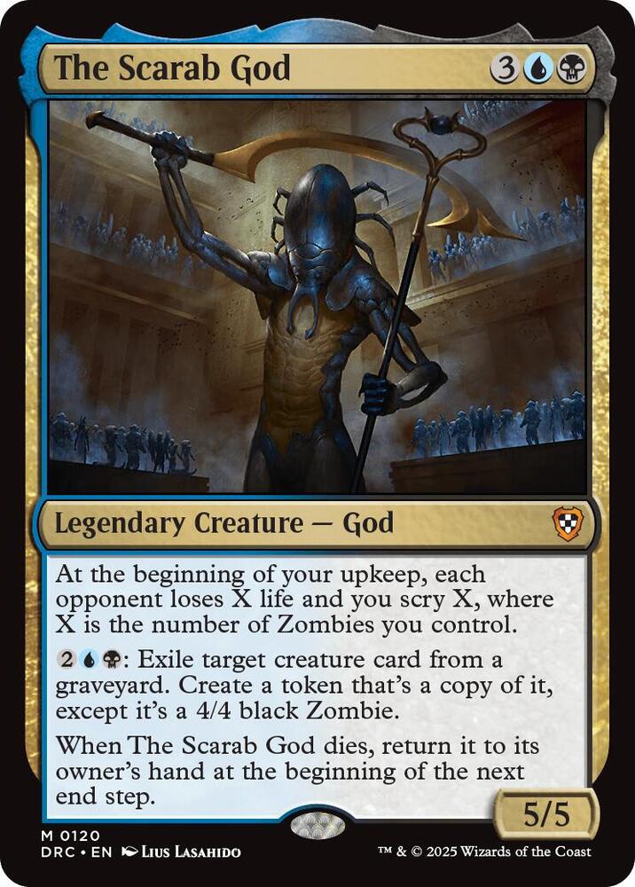 The Scarab God [Aetherdrift Commander]