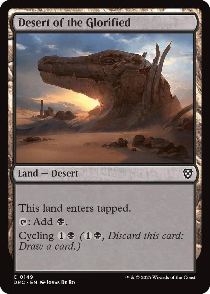 Desert of the Glorified [Aetherdrift Commander]