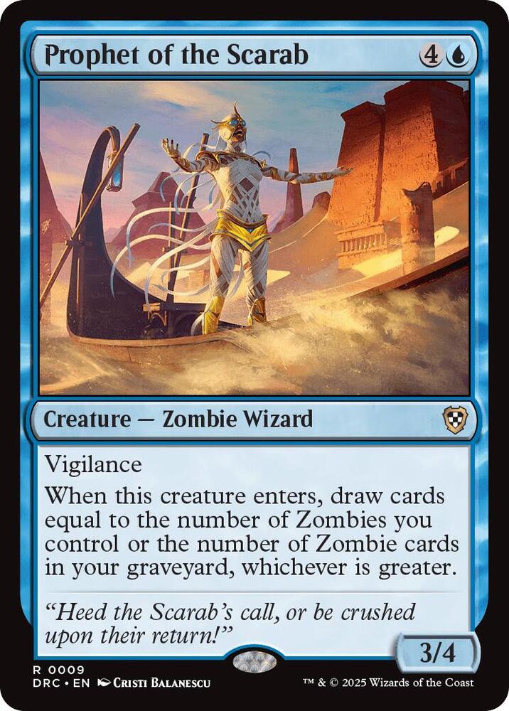 Prophet of the Scarab [Aetherdrift Commander]