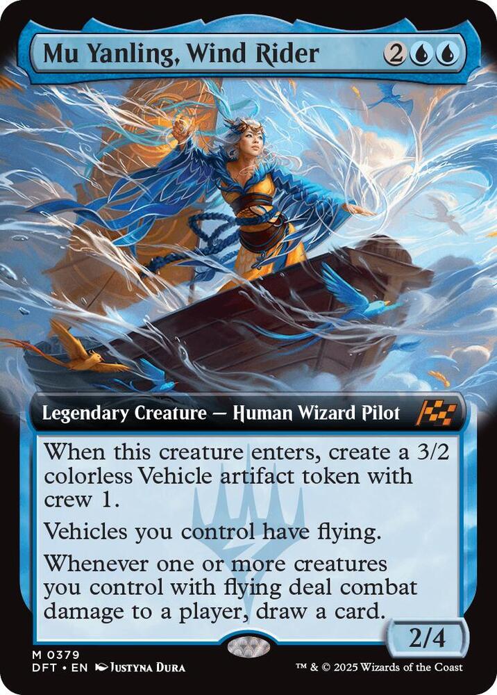 Mu Yanling, Wind Rider (Extended Art) [Aetherdrift]